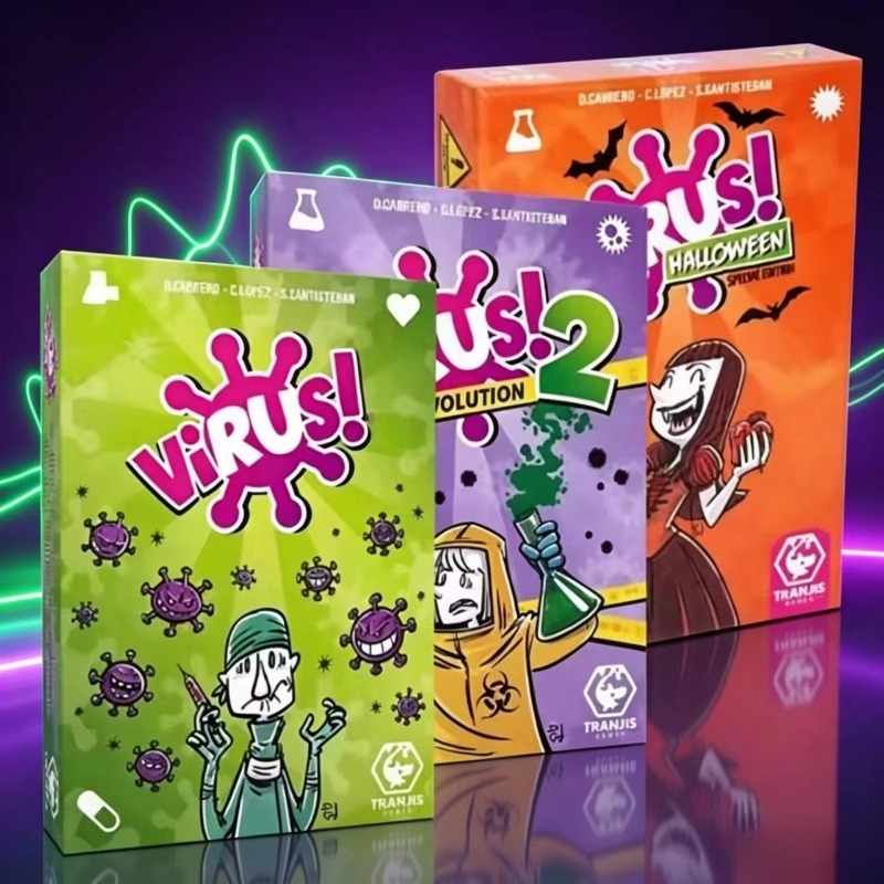 Board Game Monopoly - 가족 전략 카드 게임 세트 바이러스