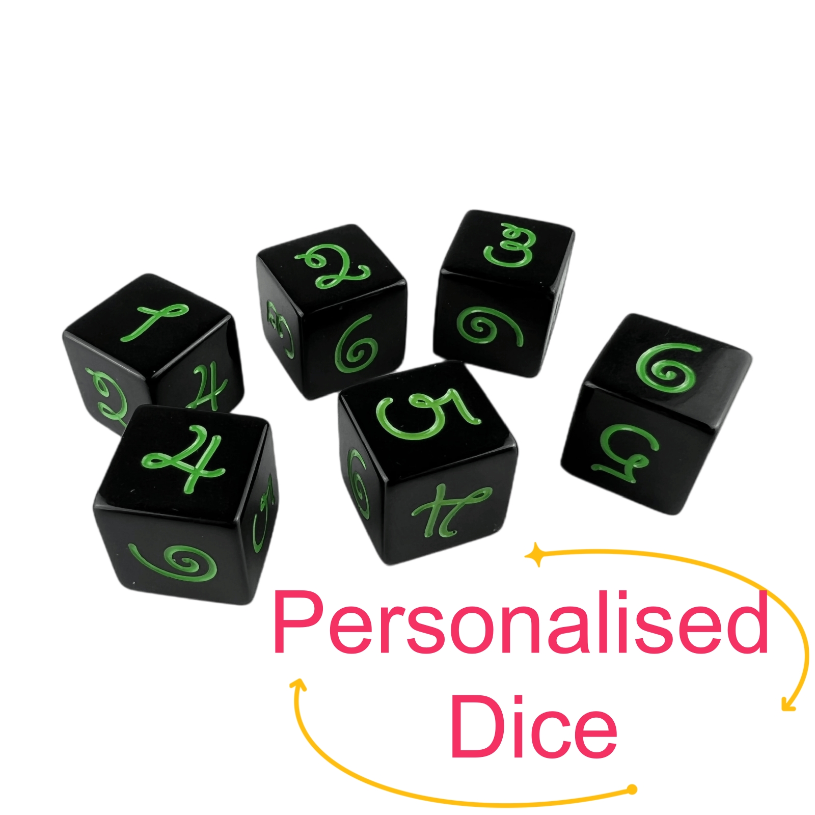 Board Game Logo - 맞춤형 주사위 - 보드 게임용 로고가