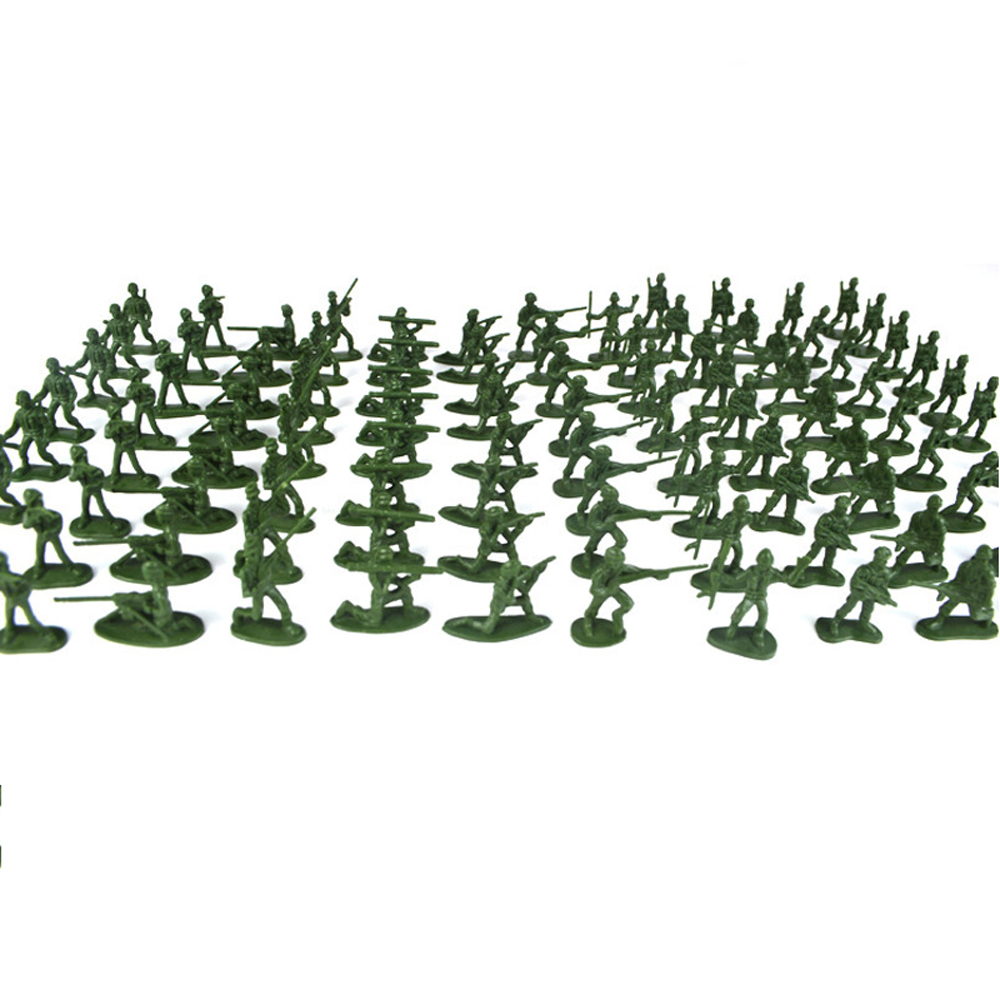 Board Game Risk - 100Pcs 군사 Playset 플라스틱 장난감 군인