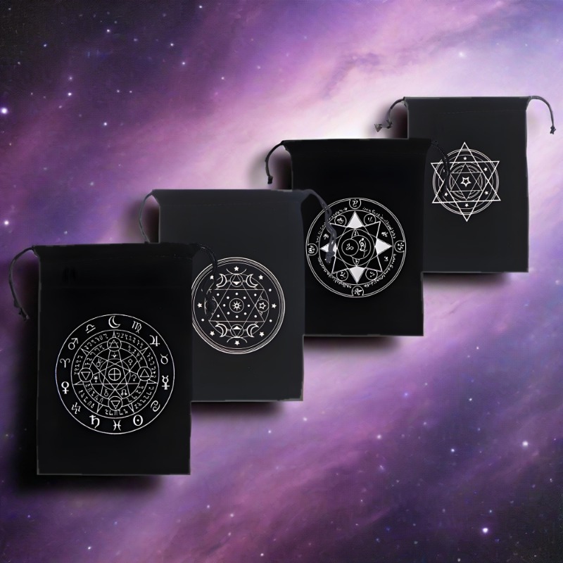 Board Game Oracle - 1 조각 12x18cm 블랙 벨벳 타로
