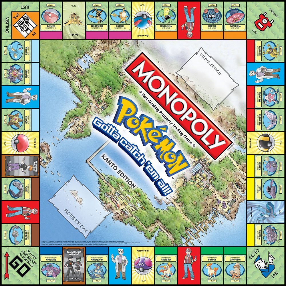 모노폴리 포켓몬 보드 게임 카드 피카추스 차리자드 블라 - Board Game Monopoly 리뷰 및 가격