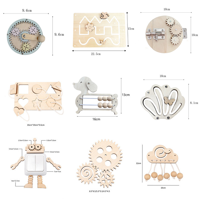 어린이 비지 보드 DIY 액세서리, 아기 활동 미세 운 - Board Game Idea 리뷰 및 가격