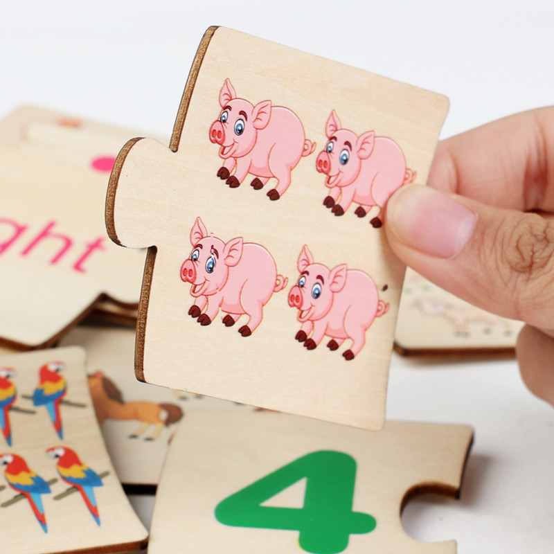 어린이 철제 상자 숫자 학습 나무 동물 음식 퍼즐 보드 - Board Game Idea 리뷰 및 가격