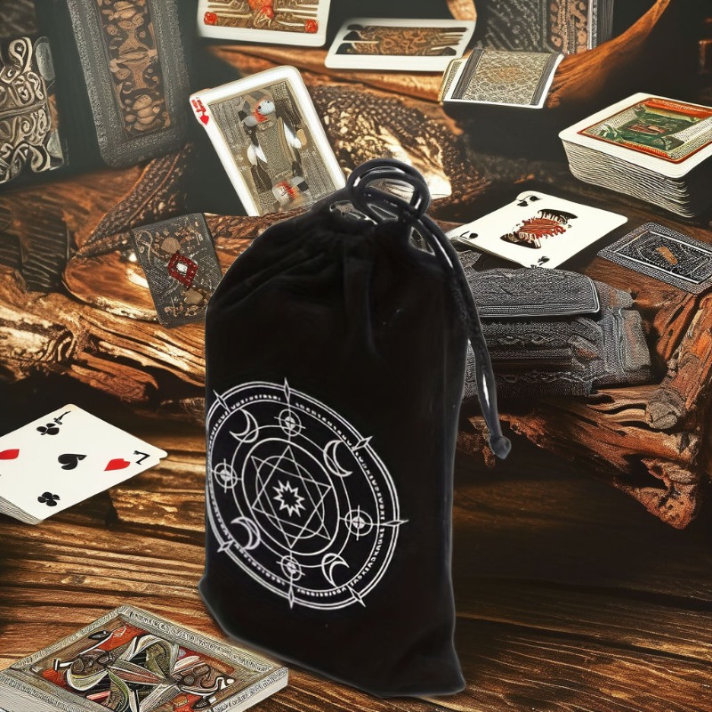 1 조각 12x18cm 블랙 벨벳 타로 가방 카드 보관 - Board Game Oracle 리뷰 및 가격