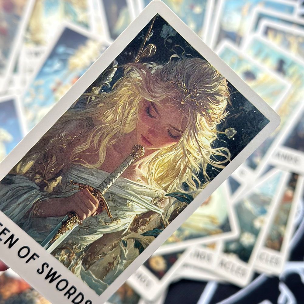 78장의 신비로운 블룸 타로 카드, 완전한 오라클 덱, - Board Game Oracle 리뷰 및 가격